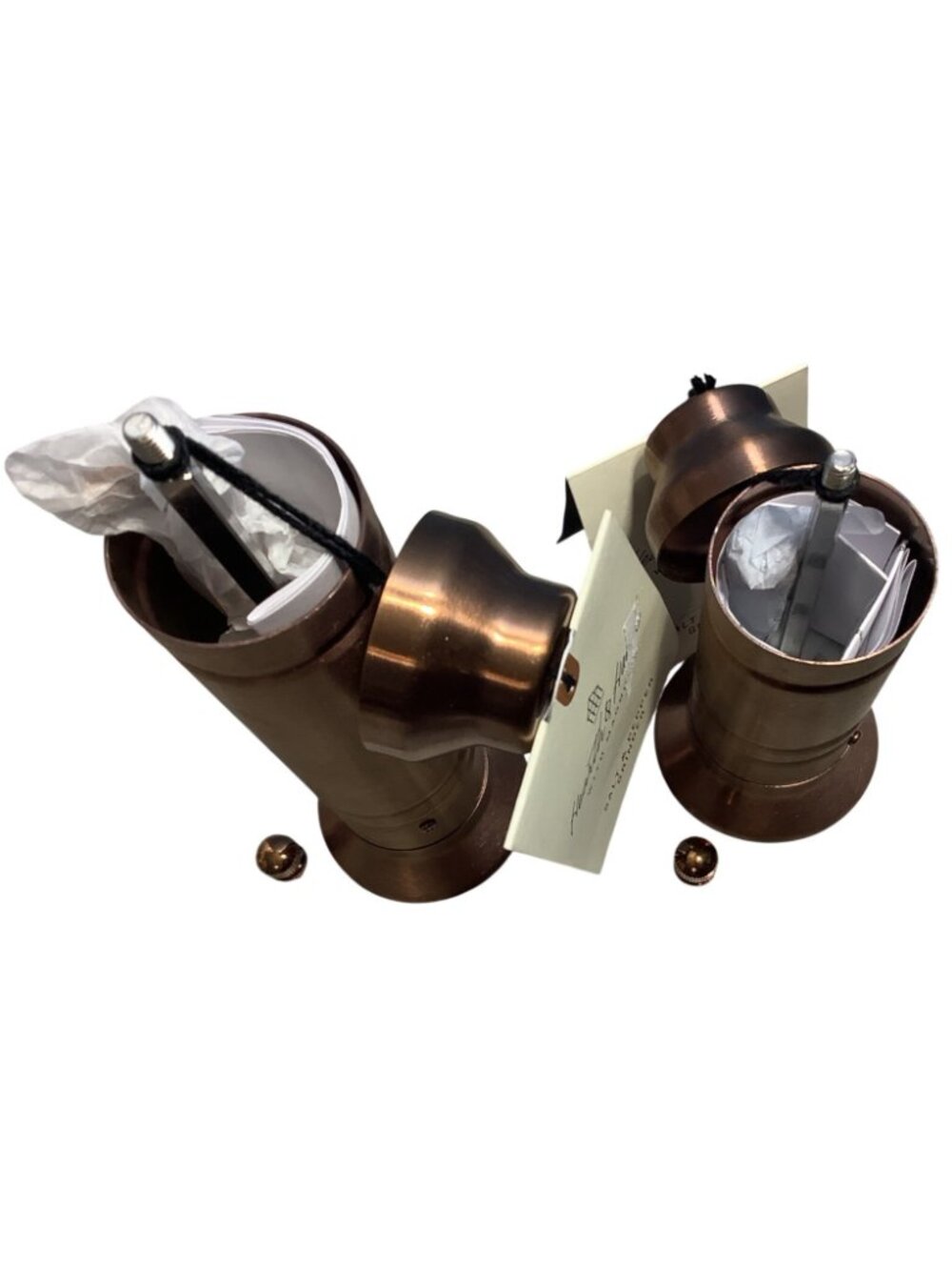 Set of Hearth & Hand Magnolia Copper Finish Salt & Pepper Grinder - Picture 3 of 6